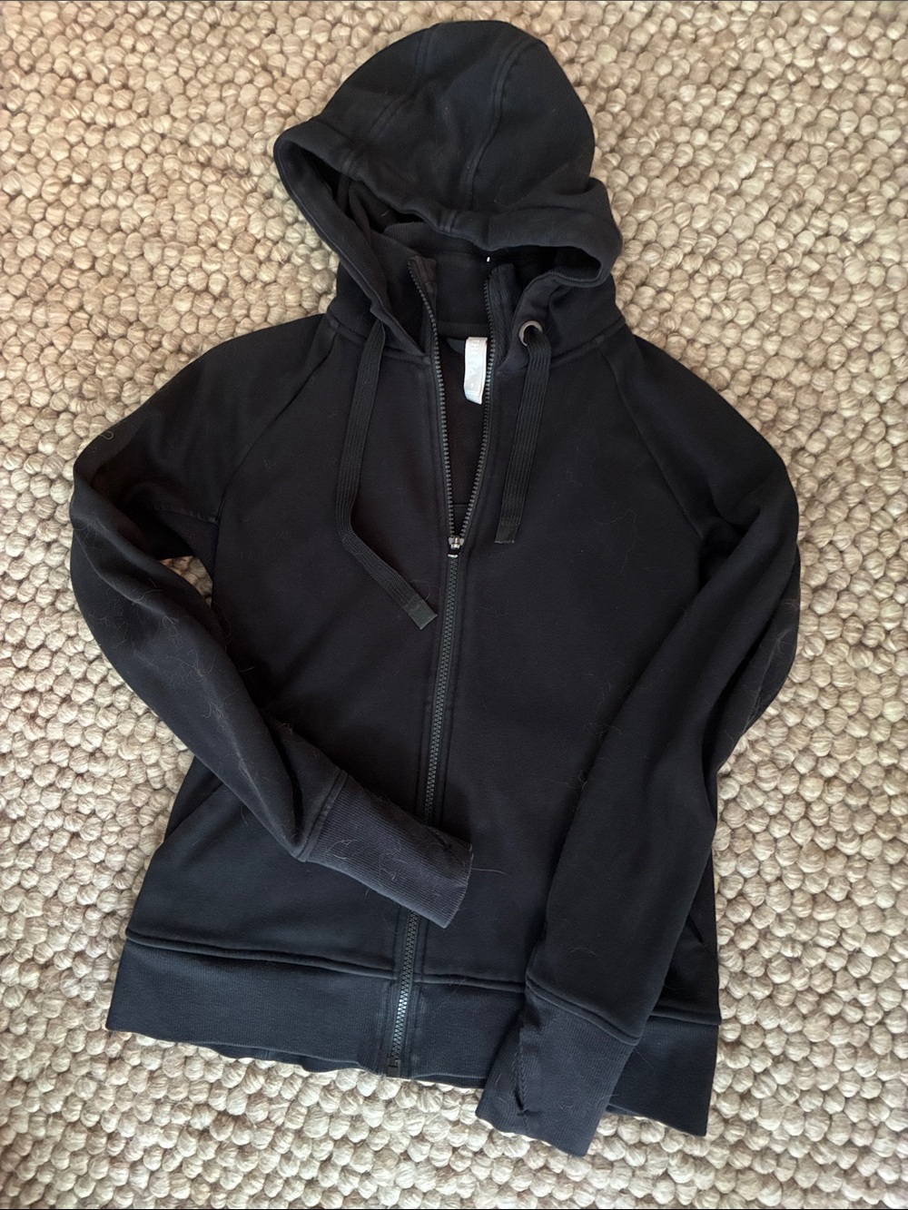Athleta Black Full-Zip Hooded Jacket - Women